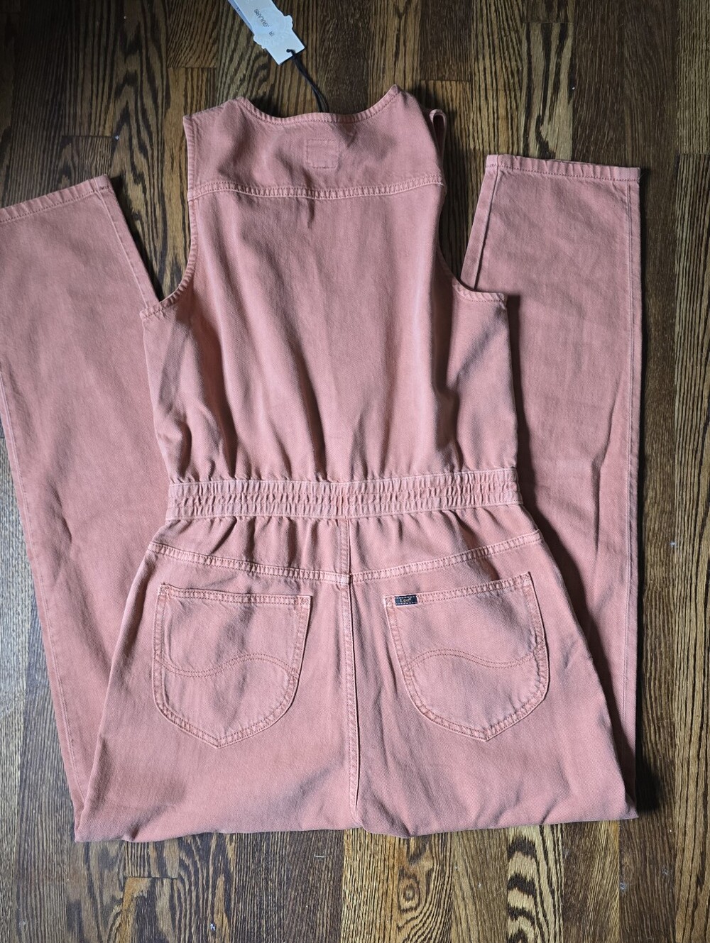 Lee Natural Dye Sleeveless Jumpsuit | Medium | Cotton Hemp Blend | NWT | - Picture 5 of 9